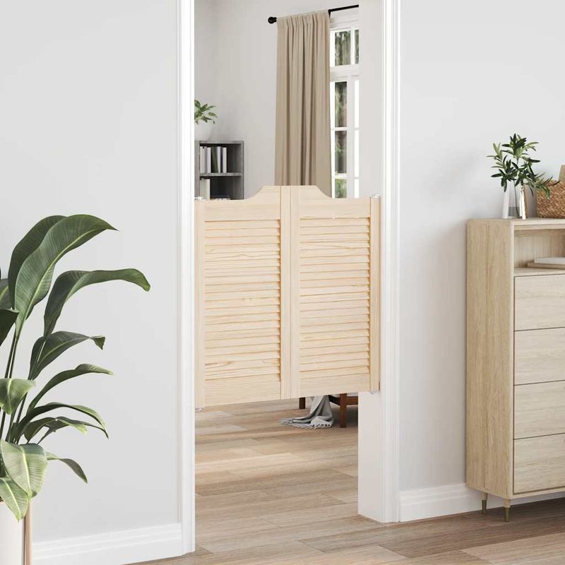 Casa si Gradina - Constructii - Usi interior, exterior si garaj - Usi garaj - Usi batante cu jaluzele design 1 pereche lemn masiv de pin - Infinity.ro