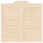 Casa si Gradina - Constructii - Usi interior, exterior si garaj - Usi garaj - Usi batante cu jaluzele design 1 pereche lemn masiv de pin - Infinity.ro