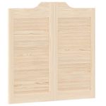 Casa si Gradina - Constructii - Usi interior, exterior si garaj - Usi garaj - Usi batante cu jaluzele design 1 pereche lemn masiv de pin - Infinity.ro