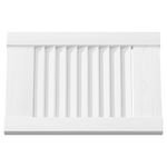 Casa si Gradina - Mobilier - Dulapuri si sifoniere - Dulapuri - Usa de dulap cu grilaj alb 39,5x29,5 cm - Infinity.ro