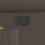 Ingrijire personala si Cosmetice - Sanatate si wellness - Articole wellness - Fotolii de masaj - Scaun inclinabil pentru masaj in picioare maro stralucitoare - Infinity.ro