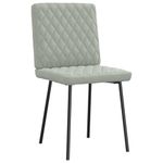 Casa si Gradina - Mobilier - Scaune si fotolii - Scaune - Scaune de bucatarie, 4 buc., gri deschis, catifea - Infinity.ro