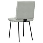 Casa si Gradina - Mobilier - Scaune si fotolii - Scaune - Scaune de bucatarie, 4 buc., gri deschis, catifea - Infinity.ro
