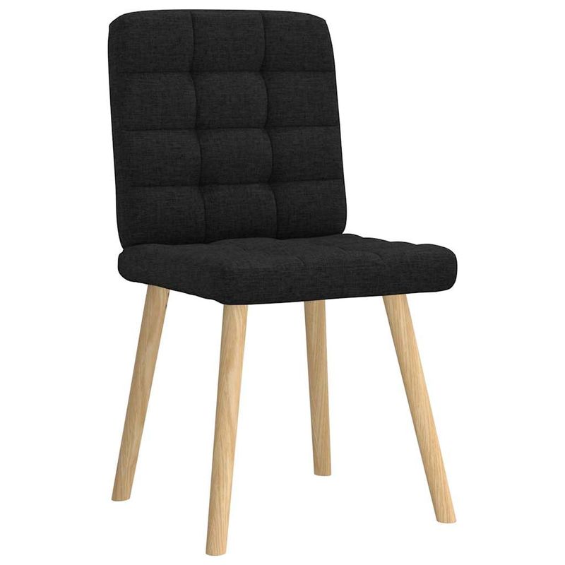 Casa si Gradina - Mobilier - Scaune si fotolii - Scaune - Scaune de bucatarie, 4 buc., negru, material textil - Infinity.ro