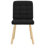 Casa si Gradina - Mobilier - Scaune si fotolii - Scaune - Scaune de bucatarie, 4 buc., negru, material textil - Infinity.ro