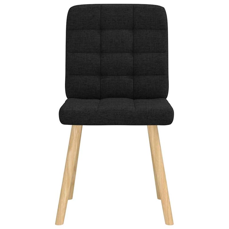 Casa si Gradina - Mobilier - Scaune si fotolii - Scaune - Scaune de bucatarie, 4 buc., negru, material textil - Infinity.ro