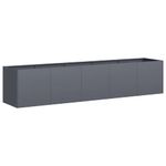 Casa si Gradina - Gradinarit si plante - Plante si ghivece - Ghivece si suporturi - Jardiniera Antracit 200x40x40 cm Otel laminat la rece - Infinity.ro
