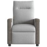 Ingrijire personala si Cosmetice - Sanatate si wellness - Articole wellness - Fotolii de masaj - Fotoliu reclinabil electric pentru masaj Cloud Grey Fabric - Infinity.ro