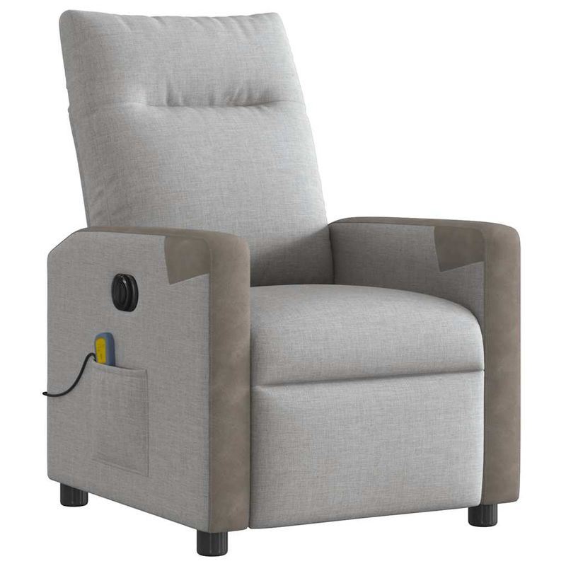 Ingrijire personala si Cosmetice - Sanatate si wellness - Articole wellness - Fotolii de masaj - Fotoliu reclinabil electric pentru masaj Cloud Grey Fabric - Infinity.ro