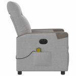 Ingrijire personala si Cosmetice - Sanatate si wellness - Articole wellness - Fotolii de masaj - Fotoliu reclinabil electric pentru masaj Cloud Grey Fabric - Infinity.ro