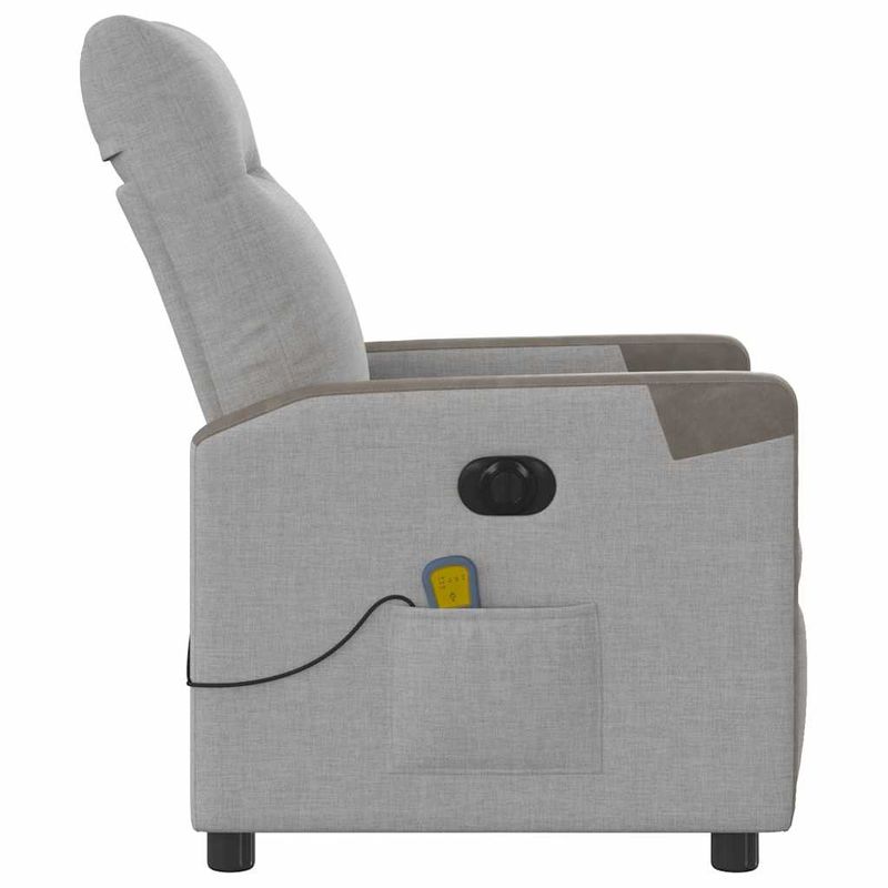 Ingrijire personala si Cosmetice - Sanatate si wellness - Articole wellness - Fotolii de masaj - Fotoliu reclinabil electric pentru masaj Cloud Grey Fabric - Infinity.ro