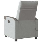 Ingrijire personala si Cosmetice - Sanatate si wellness - Articole wellness - Fotolii de masaj - Fotoliu reclinabil electric pentru masaj Cloud Grey Fabric - Infinity.ro