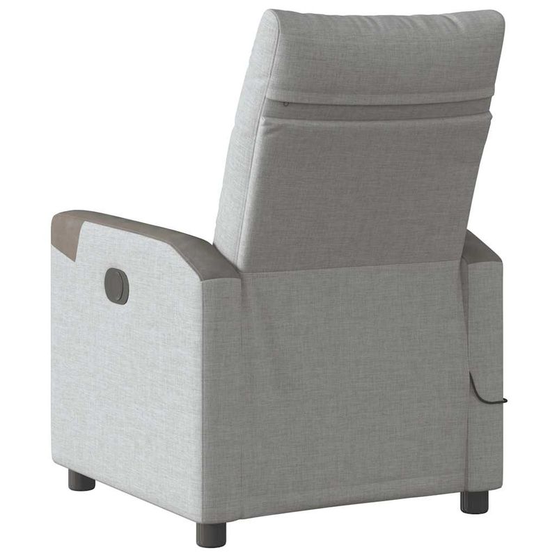 Ingrijire personala si Cosmetice - Sanatate si wellness - Articole wellness - Fotolii de masaj - Fotoliu reclinabil electric pentru masaj Cloud Grey Fabric - Infinity.ro