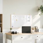 Carti si Birotica - Birotica - Accesorii de birou - Table si clipboard-uri - Tabla alba magnetica cu cadru din lemn masiv de pin 100x55 cm - Infinity.ro