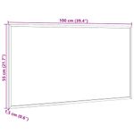Carti si Birotica - Birotica - Accesorii de birou - Table si clipboard-uri - Tabla alba magnetica cu cadru din lemn masiv de pin 100x55 cm - Infinity.ro