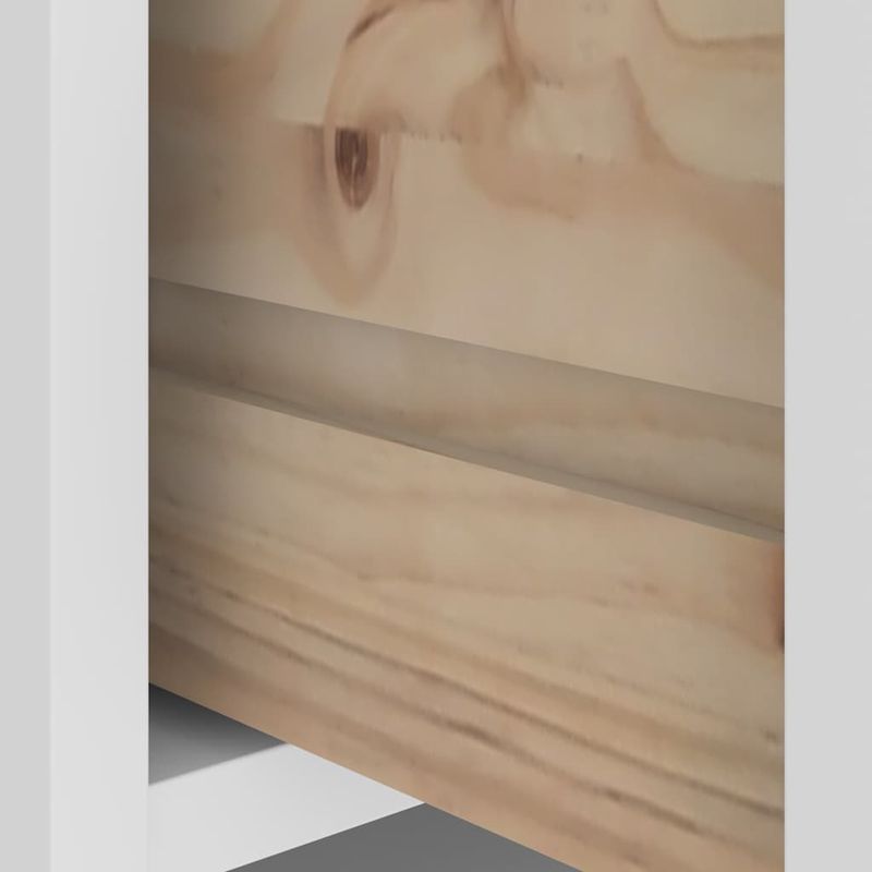 Casa si Gradina - Mobilier - Organizare si depozitare - Bancute - Arborele „SANDENS” alb 45x40x159,5 cm lemn masiv de pin - Infinity.ro