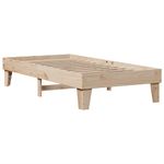 Casa si Gradina - Mobilier - Paturi si accesorii - Paturi - Pat cu biblioteca fara saltea, 75x190 cm, lemn masiv de pin - Infinity.ro