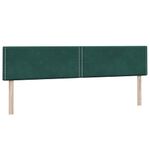 Casa si Gradina - Mobilier - Paturi si accesorii - Paturi - Pat box spring cu saltea, verde inchis, 180x220 cm, catifea - Infinity.ro