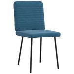 Casa si Gradina - Mobilier - Scaune si fotolii - Scaune - Scaune de bucatarie, 4 buc., albastru, catifea - Infinity.ro