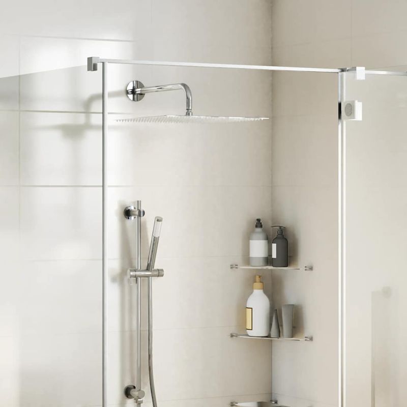 Casa si Gradina - Sanitare - Cazi si cabine de dus - Coloane si seturi de dus - Cap de dus cu ploaie din otel inoxidabil 304 40x40 cm patrat - Infinity.ro