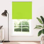 Casa si Gradina - Textile si covoare - Rulouri si jaluzele - Jaluza cu rola opaca 135x210 cm latime material 131,6 cm, frunze verzi - Infinity.ro