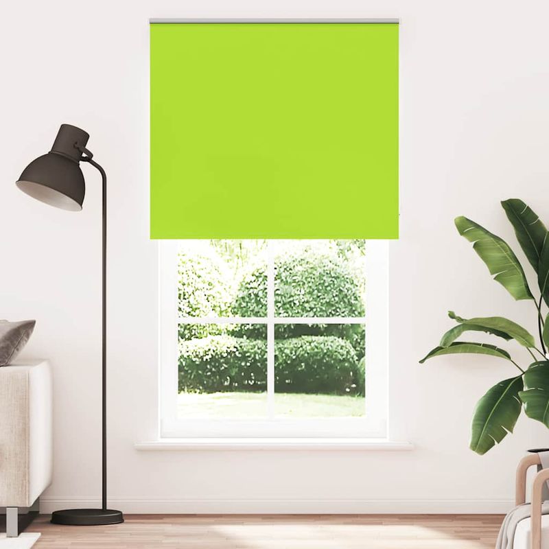 Casa si Gradina - Textile si covoare - Rulouri si jaluzele - Jaluza cu rola opaca 135x210 cm latime material 131,6 cm, frunze verzi - Infinity.ro
