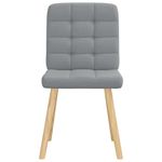 Casa si Gradina - Mobilier - Scaune si fotolii - Scaune - Scaune de bucatarie pivotante, 4 buc., gri deschis, textil - Infinity.ro