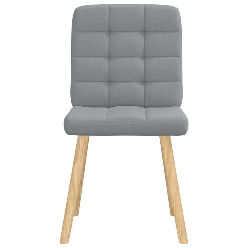 Casa si Gradina - Mobilier - Scaune si fotolii - Scaune - Scaune de bucatarie pivotante, 4 buc., gri deschis, textil - Infinity.ro