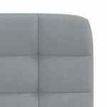 Casa si Gradina - Mobilier - Scaune si fotolii - Scaune - Scaune de bucatarie pivotante, 4 buc., gri deschis, textil - Infinity.ro