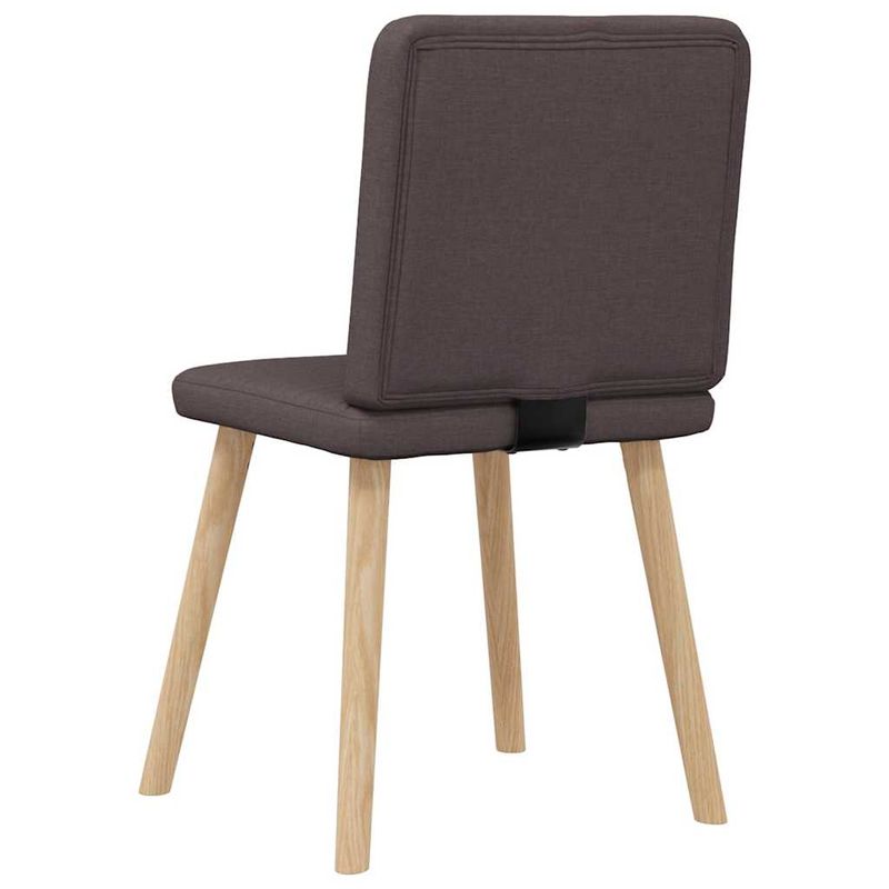 Casa si Gradina - Mobilier - Scaune si fotolii - Scaune - Scaune de bucatarie, 4 buc., maro inchis, material textil - Infinity.ro