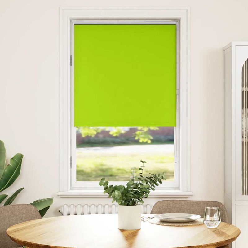 Casa si Gradina - Textile si covoare - Rulouri si jaluzele - Jaluza cu role opace 70x150 cm latime material 65,7 cm, frunze verzi - Infinity.ro