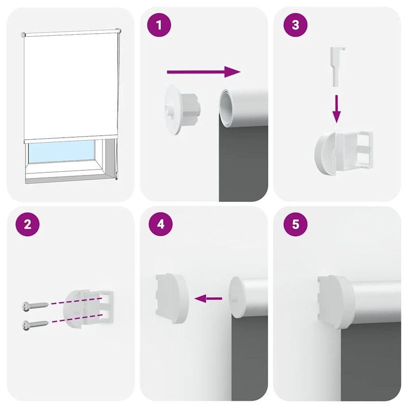 Casa si Gradina - Textile si covoare - Rulouri si jaluzele - Jaluza cu role opace Ivoar 155x130 cm Latime material 151,6 cm - Infinity.ro