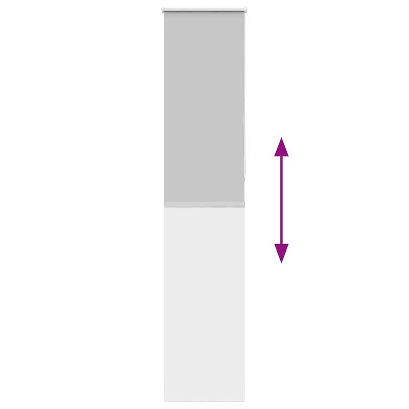 Casa si Gradina - Textile si covoare - Rulouri si jaluzele - Jaluza cu role opace 60x210 cm latime material 55,7 cm, gri deschis - Infinity.ro