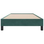 Casa si Gradina - Mobilier - Paturi si accesorii - Paturi - Pat cu arcuri fara saltea verde inchis 100x210 cm catifea - Infinity.ro