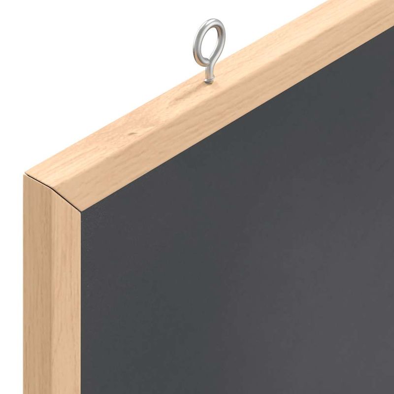 Carti si Birotica - Birotica - Accesorii de birou - Table si clipboard-uri - Tabla cu cadru din lemn masiv de pin negru 80x55 cm - Infinity.ro