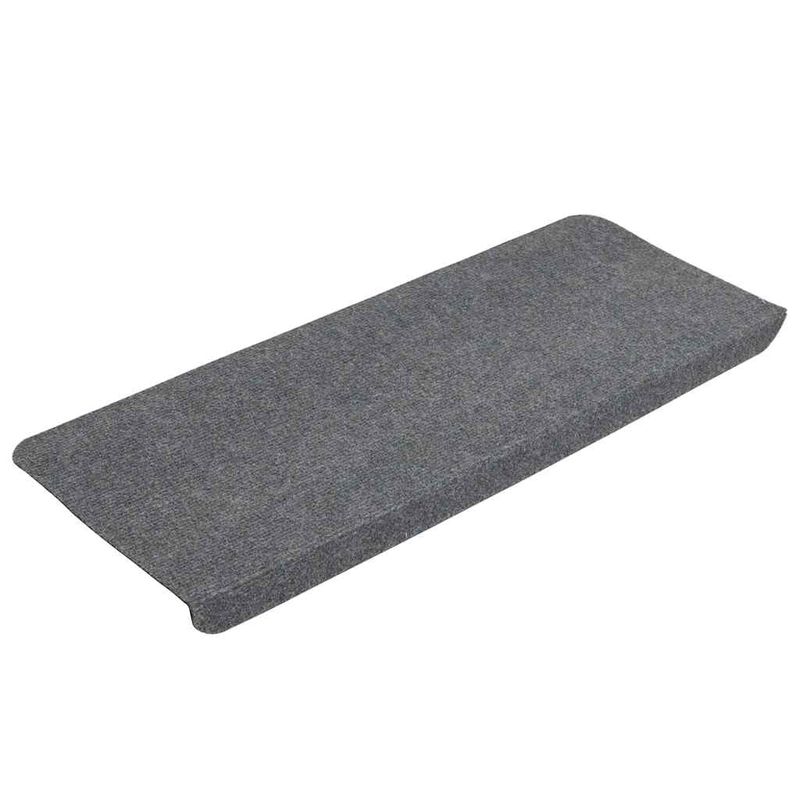 Casa si Gradina - Textile si covoare - Covoare - Covoare casa - Covorase scara autoadezive 30 buc Gri 65x24,5x3,5 cm - Infinity.ro