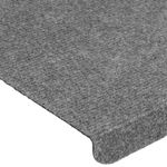 Casa si Gradina - Textile si covoare - Covoare - Covoare casa - Covorase scara autoadezive 30 buc Gri 65x24,5x3,5 cm - Infinity.ro