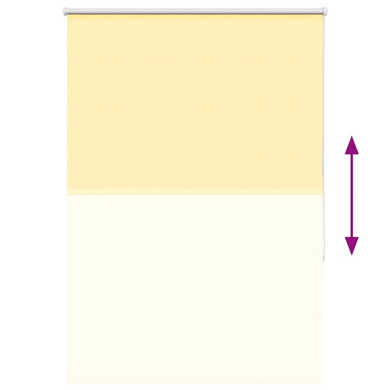 Casa si Gradina - Textile si covoare - Rulouri si jaluzele - Jaluza cu role opace galben 100x130 cm latime tesatura 95,7 cm - Infinity.ro