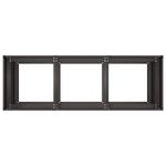 Casa si Gradina - Gradinarit si plante - Plante si ghivece - Ghivece si suporturi - Jardinier negru 120x40x80 cm Otel laminat la rece - Infinity.ro