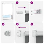 Casa si Gradina - Textile si covoare - Rulouri si jaluzele - Jaluza cu role opace cafea 110x175 cm latime material 105,7 cm - Infinity.ro