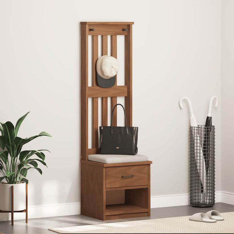 Casa si Gradina - Mobilier - Organizare si depozitare - Bancute - Arborele „SANDENS” 45x40x159,5 cm din lemn masiv de pin - Infinity.ro