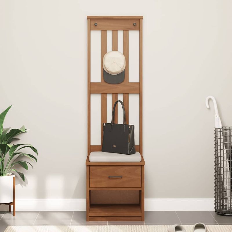 Casa si Gradina - Mobilier - Organizare si depozitare - Bancute - Arborele „SANDENS” 45x40x159,5 cm din lemn masiv de pin - Infinity.ro