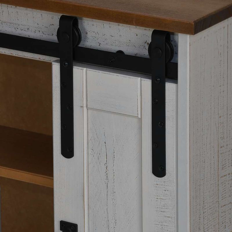 Casa si Gradina - Mobilier - Comode si corpuri - Corpuri bucatarie - Dulap suspendat HALDEN cu usa glisanta alb 49x22,5x70 cm pin - Infinity.ro