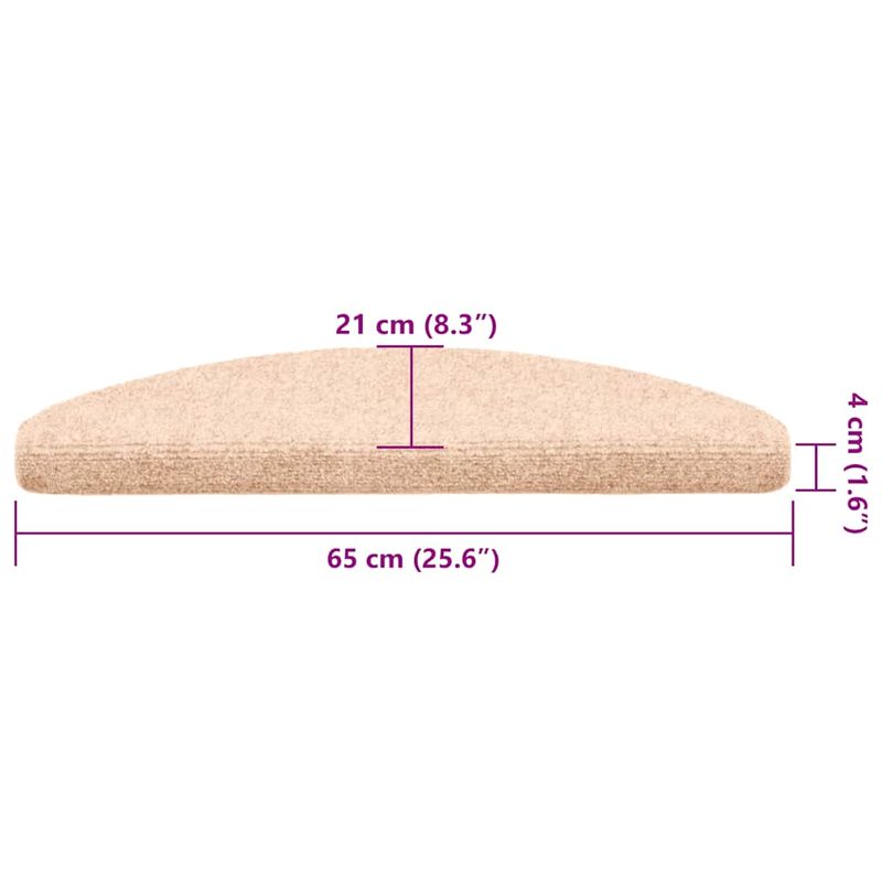 Casa si Gradina - Textile si covoare - Covoare - Covoare casa - Covorase scara autoadezive 30 buc Maro 65x21x4 cm - Infinity.ro