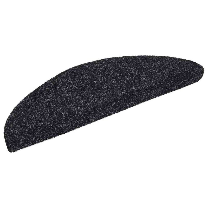 Casa si Gradina - Textile si covoare - Covoare - Covoare casa - Covorase scara autoadezive 30 buc Negru 56x17x3 cm - Infinity.ro