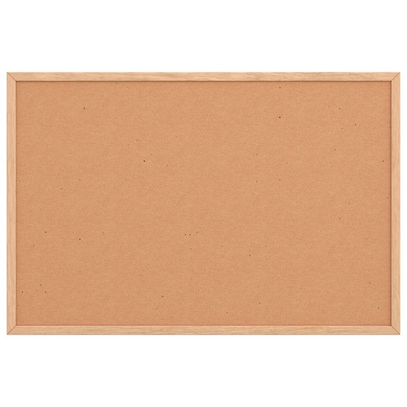 Carti si Birotica - Birotica - Accesorii de birou - Table si clipboard-uri - Placa de pluta cu cadru din lemn masiv de pin 60x40 cm - Infinity.ro