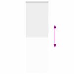 Casa si Gradina - Textile si covoare - Rulouri si jaluzele - Jaluza cu role opace alb 70x210 cm latime material 65,7 cm - Infinity.ro