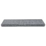 Casa si Gradina - Textile si covoare - Covoare - Covoare casa - Covorase scara 30 buc 65x21x4 cm alb si gri - Infinity.ro
