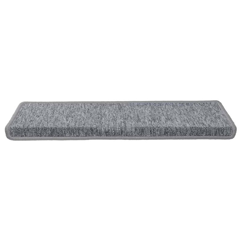 Casa si Gradina - Textile si covoare - Covoare - Covoare casa - Covorase scara 30 buc 65x21x4 cm alb si gri - Infinity.ro