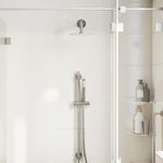 Casa si Gradina - Sanitare - Cazi si cabine de dus - Coloane si seturi de dus - Cap de dus cu ploaie din otel inoxidabil 304 rotund 20 cm - Infinity.ro